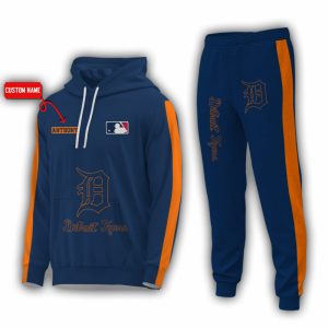 Personalized Name Detroit Tigers MLB Combo Sport 3D Hoodie - Zip Hoodie - Sweatshirt - Tshirt & Jogger