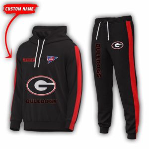 Personalized Name Georgia Bulldogs NCAA Combo Sport 3D Hoodie - Zip Hoodie - Sweatshirt - Tshirt & Jogger