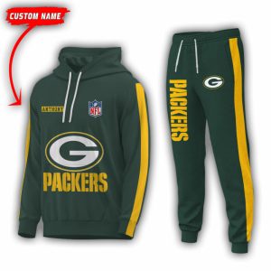 Personalized Name Green Bay Packers NFL Combo Sport 3D Hoodie - Zip Hoodie - Sweatshirt - Tshirt & Jogger