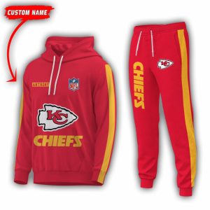 Personalized Name Kansas City Chiefs NFL Combo Sport 3D Hoodie - Zip Hoodie - Sweatshirt - Tshirt & Jogger