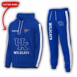 Personalized Name Kentucky Wildcats NCAA Combo Sport 3D Hoodie - Zip Hoodie - Sweatshirt - Tshirt & Jogger