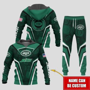 Personalized Name New York Jets NFL Combo Sport 3D Hoodie - Zip Hoodie - Sweatshirt - Tshirt & Jogger