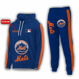 Personalized Name New York Mets MLB Combo Sport 3D Hoodie - Zip Hoodie - Sweatshirt - Tshirt & Jogger