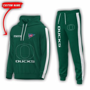 Personalized Name Oregon Ducks NCAA Combo Sport 3D Hoodie - Zip Hoodie - Sweatshirt - Tshirt & Jogger
