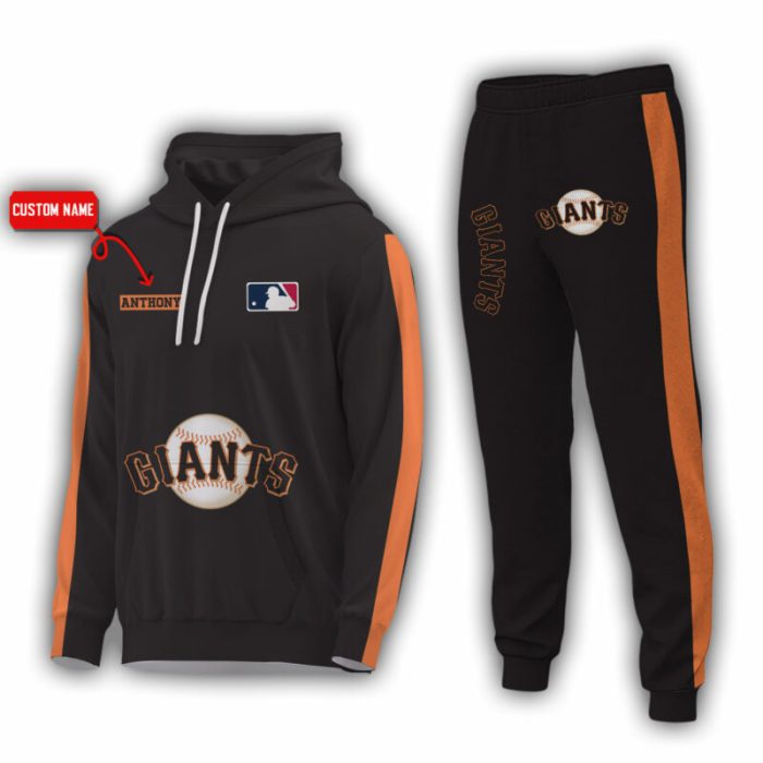 Personalized Name San Francisco Giants MLB Combo Sport 3D Hoodie - Zip Hoodie - Sweatshirt - Tshirt & Jogger