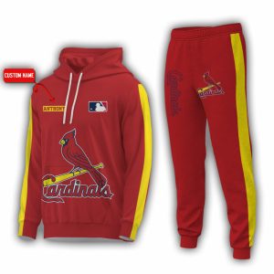 Personalized Name St. Louis Cardinals MLB Combo Sport 3D Hoodie - Zip Hoodie - Sweatshirt - Tshirt & Jogger