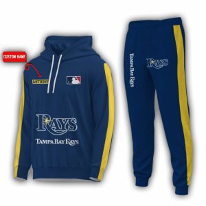 Personalized Name Tampa Bay Rays MLB Combo Sport 3D Hoodie - Zip Hoodie - Sweatshirt - Tshirt & Jogger