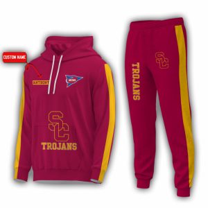 Personalized Name USC Trojans NCAA Combo Sport 3D Hoodie - Zip Hoodie - Sweatshirt - Tshirt & Jogger