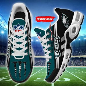 Philadelphia Eagles Custom Name NFL Air Max Plus TN Monster Shoes TN1087