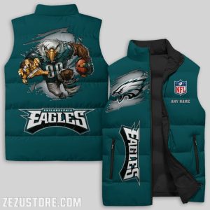 Philadelphia Eagles NFL Sleeveless Down Jacket Sleeveless Vest