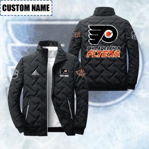 Philadelphia Flyers Padded Jacket Stand Collar Coats