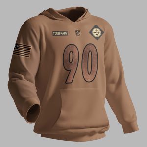 Pittsburgh Steelers NFL 2023 Salute To Service Custom Name And Number 3D Hoodie HSL1027