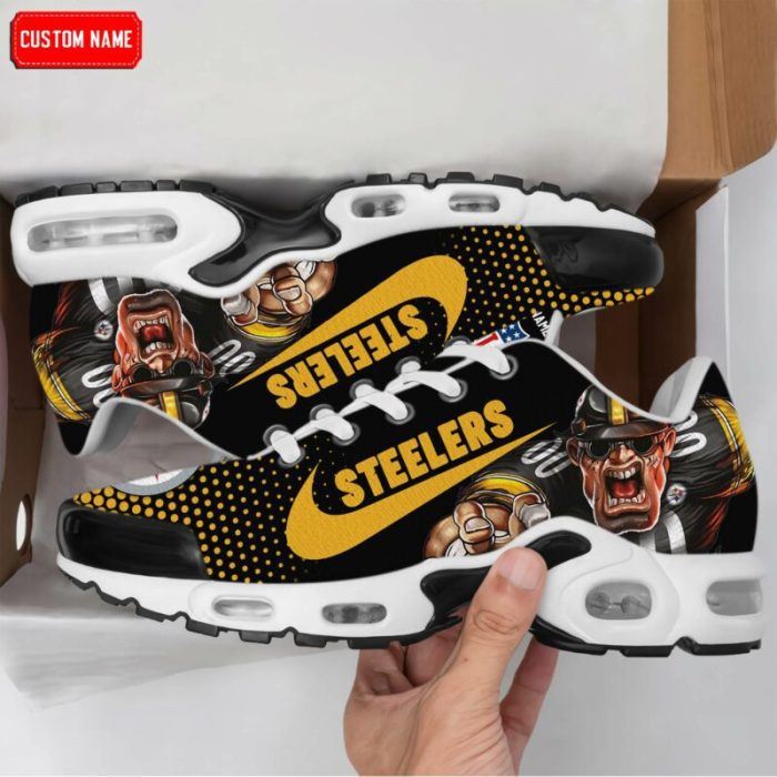 Pittsburgh Steelers NFL Premium Air Max Plus TN Sport Shoes Personalized Name TN1477
