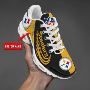 Pittsburgh Steelers Personalized NFL Half Color Air Max Plus TN Shoes TN1317