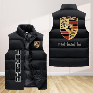 Porsche Sleeveless Down Jacket Sleeveless Vest