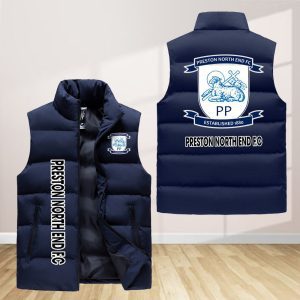 Preston North End F.C Sleeveless Down Jacket Sleeveless Vest