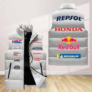 Repsol Honda Team Sleeveless Down Jacket Sleeveless Vest