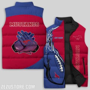 SMU Mustangs NCAA Sleeveless Down Jacket Sleeveless Vest