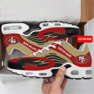 San Francisco 49ers NFL Premium Air Max Plus TN Sport Shoes Personalized Name TN1414