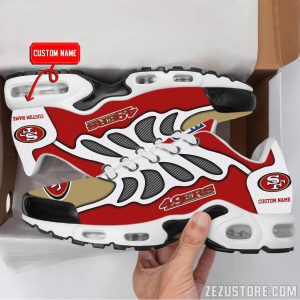 San Francisco 49ers NFL Premium Air Max Plus TN Sport Shoes Personalized Name TN1446
