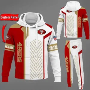 San Francisco 49ers NFL Premium Sport 3D Hoodie & Jogger Personalized Name CHJ1594