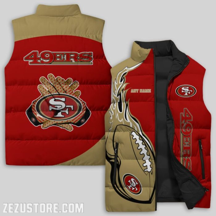 San Francisco 49ers NFL Sleeveless Down Jacket Sleeveless Vest