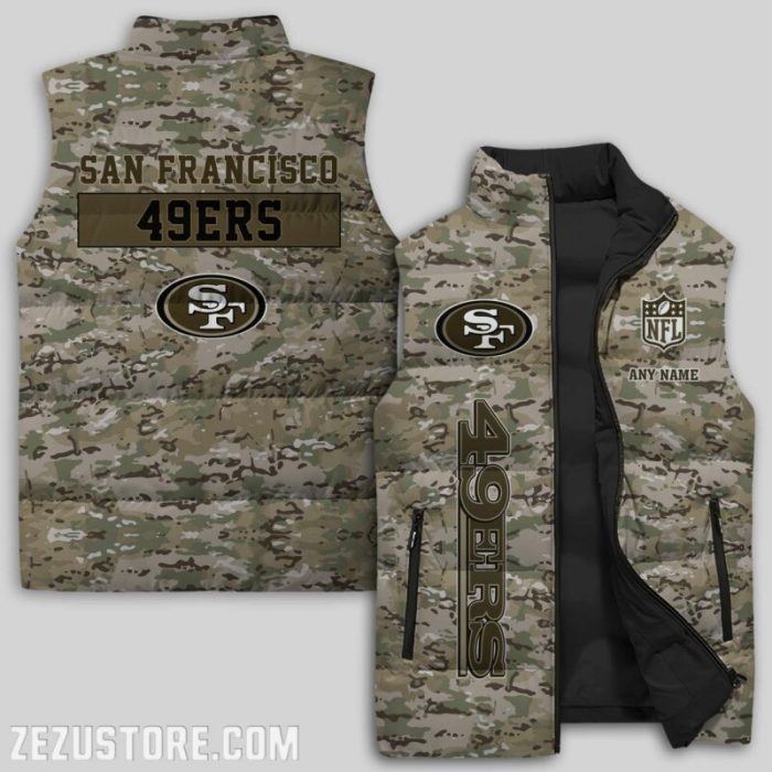 San Francisco 49ers NFL Sleeveless Down Jacket Sleeveless Vest