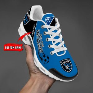 San Jose Earthquakes Custom Name MLS Air Max Plus TN Shoes TN1124