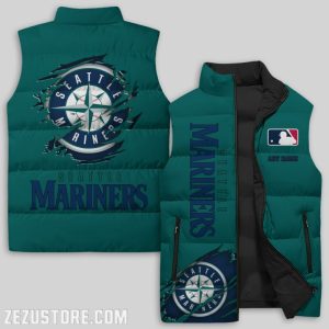 Seattle Mariners MLB Sleeveless Down Jacket Sleeveless Vest