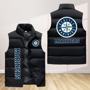Seattle Mariners Sleeveless Down Jacket Sleeveless Vest