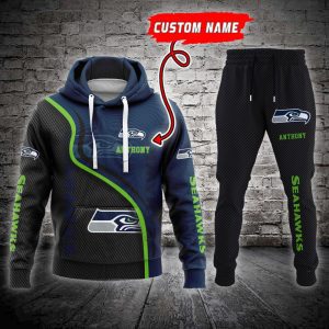 Seattle Seahawks NFL Premium Sport 3D Hoodie & Jogger Personalized Name CHJ1389