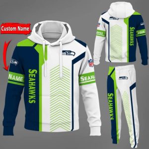 Seattle Seahawks NFL Premium Sport 3D Hoodie & Jogger Personalized Name CHJ1434