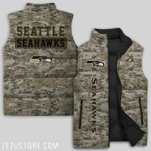 Seattle Seahawks NFL Sleeveless Down Jacket Sleeveless Vest