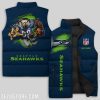 Seattle Seahawks NFL Sleeveless Down Jacket Sleeveless Vest