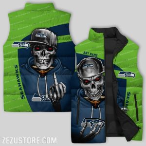 Seattle Seahawks Sleeveless Down Jacket Sleeveless Vest
