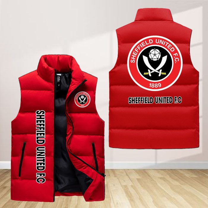 Sheffield United F.C Sleeveless Down Jacket Sleeveless Vest