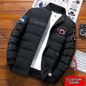 South Carolina Gamecocks NCAA Premium Puffer Down Jacket Personalized Name