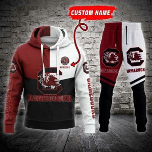 South Carolina Gamecocks NCAA Premium Sport 3D Hoodie & Jogger Personalized Name CHJ1088