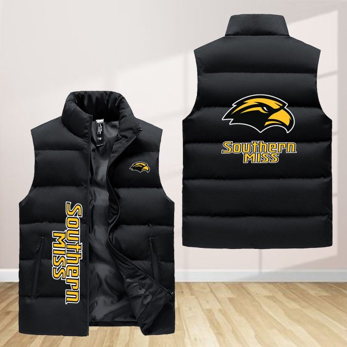 Southern Miss Golden Eagles Sleeveless Down Jacket Sleeveless Vest