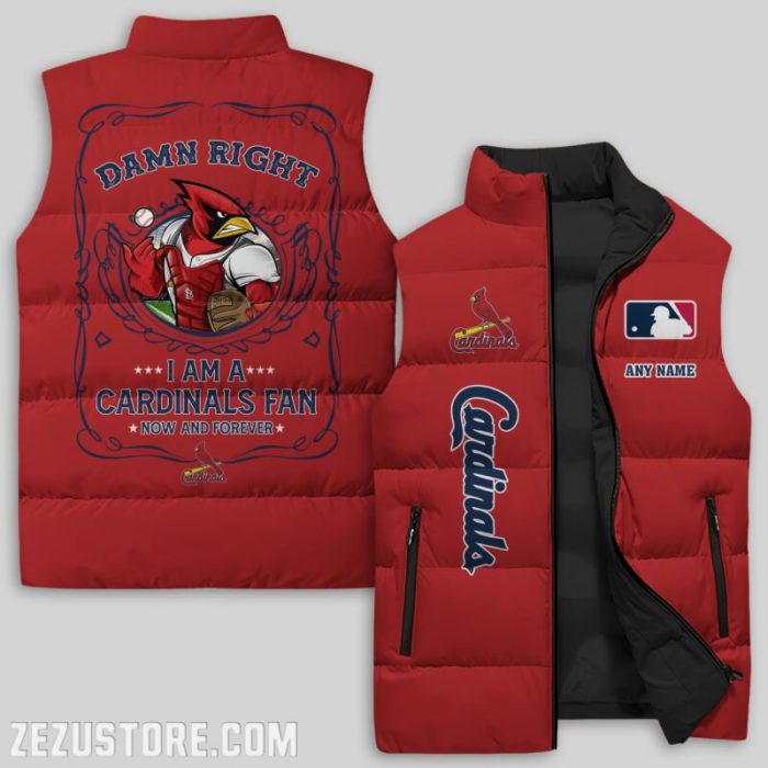 St. Louis Cardinals MLB Sleeveless Down Jacket Sleeveless Vest