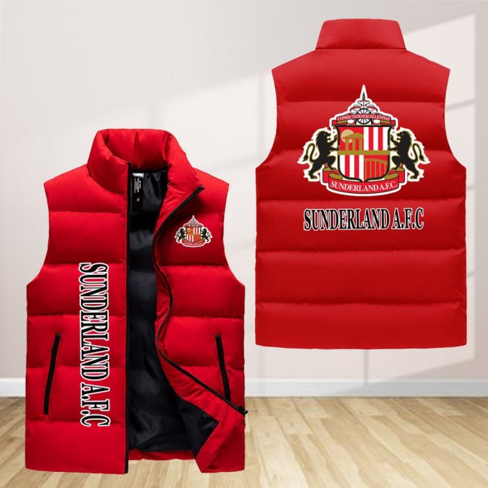 Sunderland A.F.C Sleeveless Down Jacket Sleeveless Vest