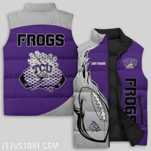 TCU Horned Frogs NCAA Sleeveless Down Jacket Sleeveless Vest