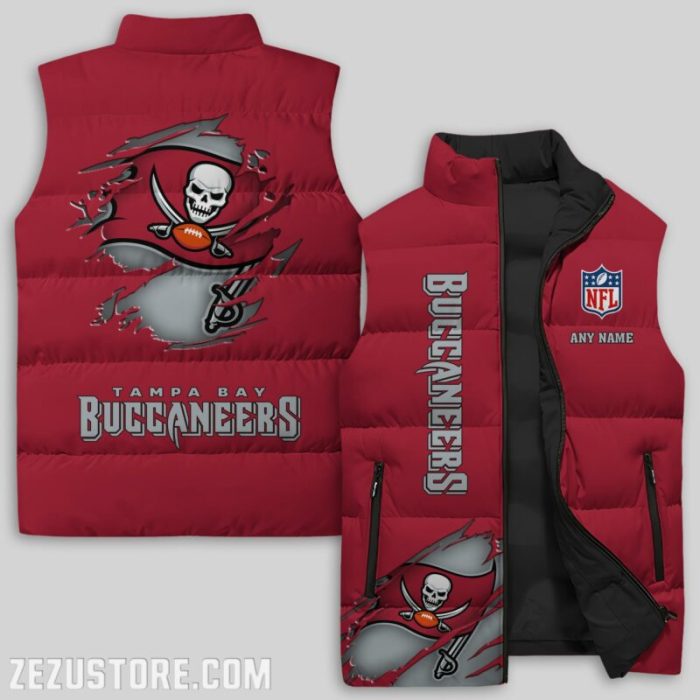 Tampa Bay Buccaneers NFL Sleeveless Down Jacket Sleeveless Vest