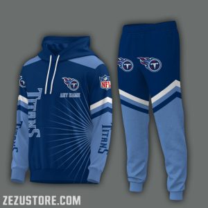 Tennessee Titans NFL Premium Sport 3D Hoodie & Jogger Personalized Name CHJ1568