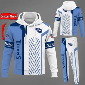 Tennessee Titans NFL Premium Sport 3D Hoodie & Jogger Personalized Name CHJ1597