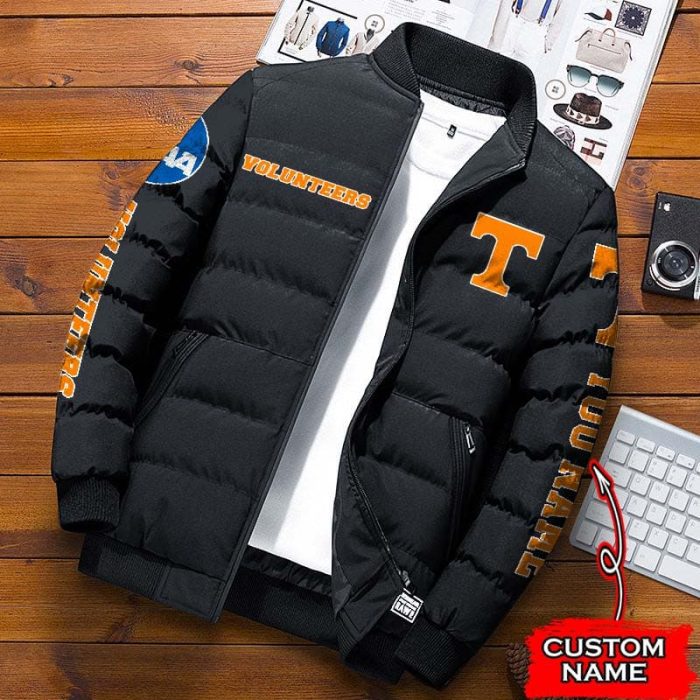 Tennessee Volunteers NCAA Premium Puffer Down Jacket Personalized Name