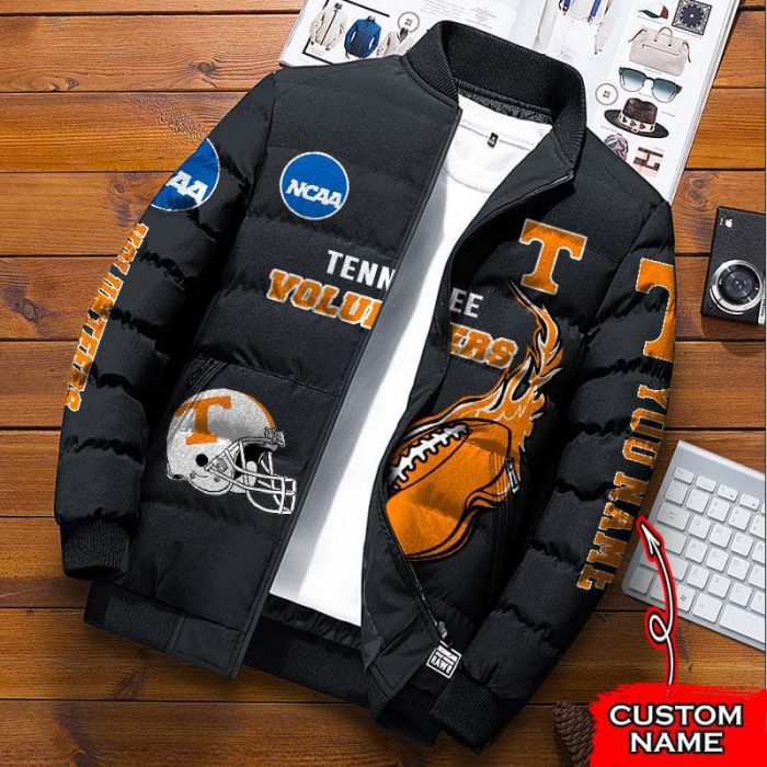 Tennessee Volunteers NCAA Premium Puffer Down Jacket Personalized Name