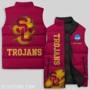USC Trojans NCAA Sleeveless Down Jacket Sleeveless Vest
