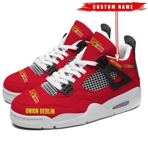 Union Berlin Bundesliga Premium Sneaker Jordan 4 Personalized Name Shoes JD4706