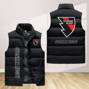 Us Oyonnax Rugby Sleeveless Down Jacket Sleeveless Vest